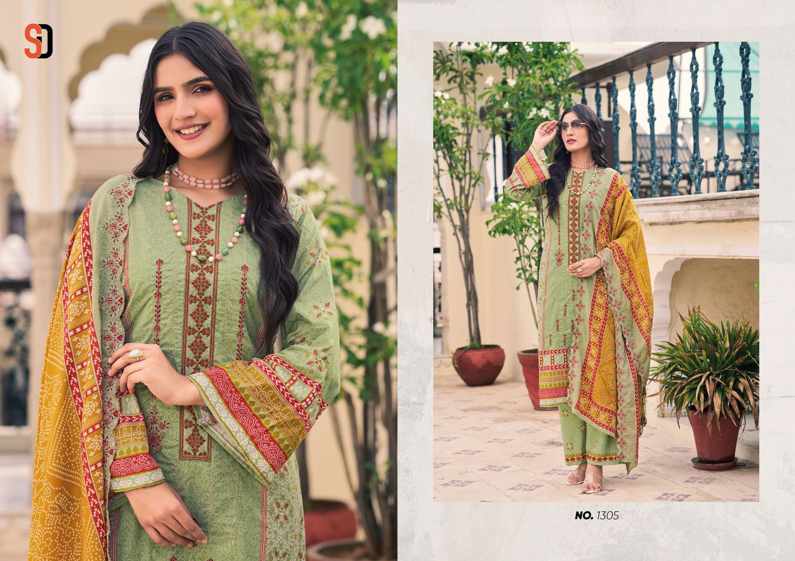 Bin Saeed Vol 13 By Shraddha Designer Cotton Dress Material Exporters In India